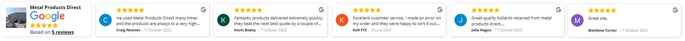 metal products direct google review banner